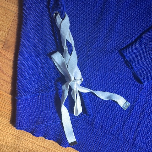 Lauren Ralph Lauren Boat Neck Cobalt Oversize Sweater - Picture 3 of 8